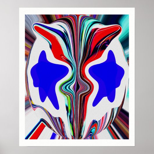 Poster Visage d'un alien (Devant)