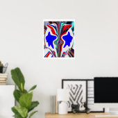 Poster Visage d'un alien (Bureau à domicile)
