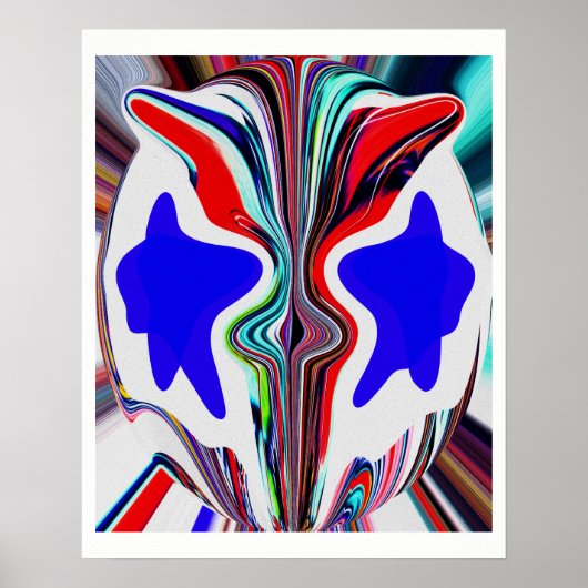 Poster Visage d'un alien (Devant)