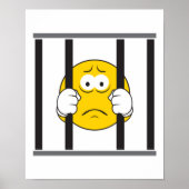 Poster Visage en prison (Devant)