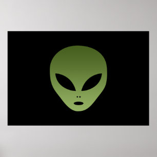 Poster Visage étranger extraterrestre