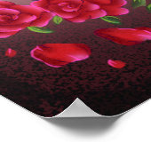 Poster Visage floral (Coin)