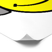 Poster visage mignon avec écouteurs (Coin)