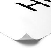 Poster Visage personnalisé amusant | Correspondance de fê (Coin)