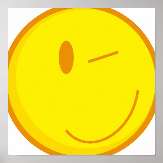 Poster visage souriant et mignon (Devant)