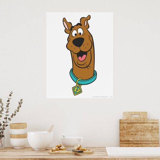 Poster Visage souriant Scooby-Doo (Cuisine)