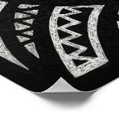 Poster Visage tribal (Coin)