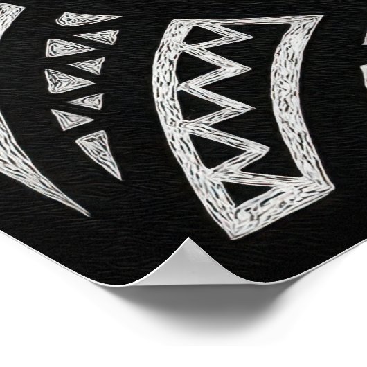 Poster Visage tribal (Coin)