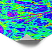 Poster visage violet bouche ouverte (Coin)