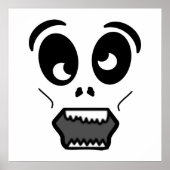 POSTER VISAGE ZOMBIE (Devant)
