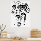 POSTER VISAGES (Cuisine)