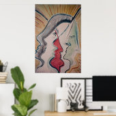 Poster Visages 12 (Bureau à domicile)