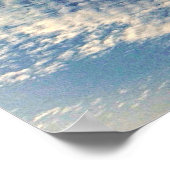 Poster Visages Dans Le Ciel (Coin)