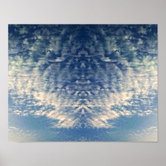 Poster Visages Dans Le Ciel (Devant)