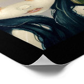 Poster Visages de Faery Vampires #1 ART IMPRIMER fée goth (Coin)