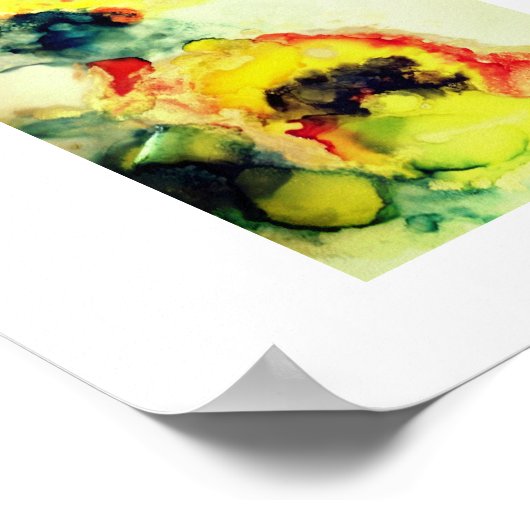 Poster Visages de la tulipe (Coin)