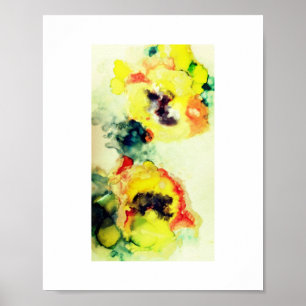 Poster Visages de la tulipe