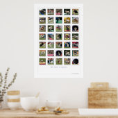 Poster Visages de l'agilité - Cocker Spaniel Edition (Cuisine)