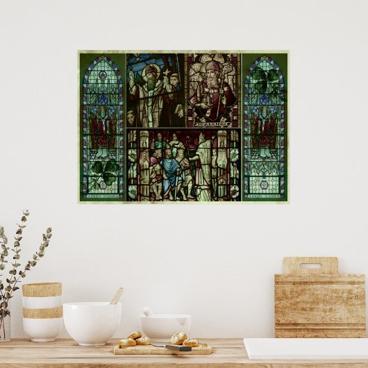 Poster Visages de Saint Patrick (Cuisine)
