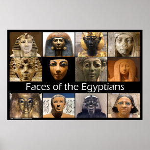 Poster Visages des Égyptiens