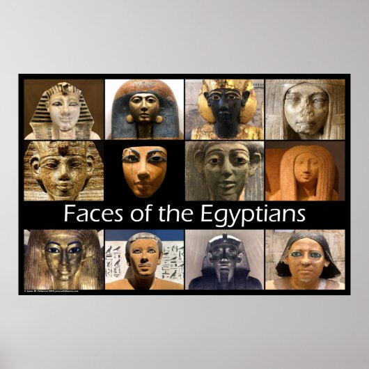 Poster Visages des Égyptiens (Devant)