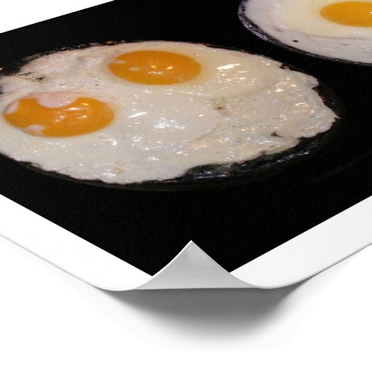 Poster Visages des oeufs (Coin)