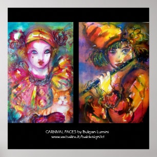 POSTER VISAGES DU CARNAVAL
