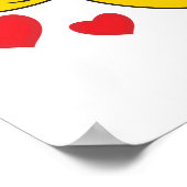 Poster Visages en amour Valentine (Coin)