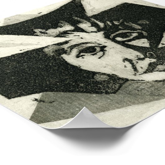 Poster Visages et figures Mini-affiche (Coin)