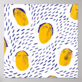 Poster Visages jaunes (Devant)