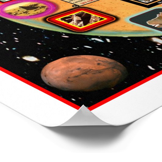 Poster Visages Mars (Coin)