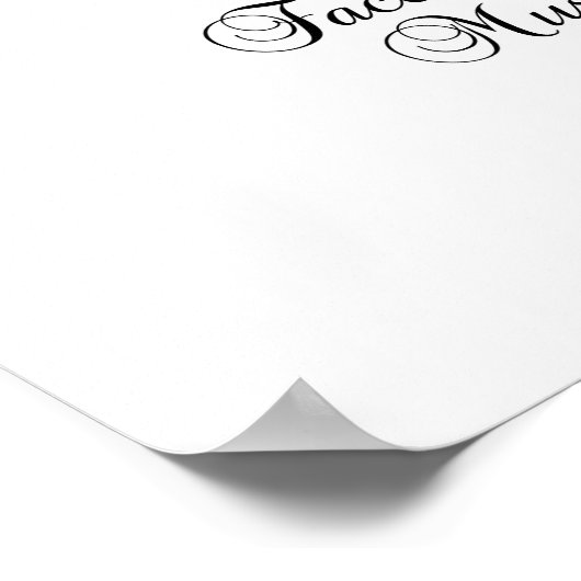 Poster Visez l'affiche musicale Imprimer (Coin)