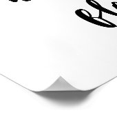 Poster Visez les étoiles, pas la salle de bain au sol (Coin)