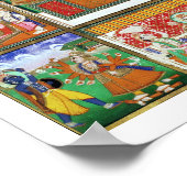 Poster Vishnu au centre de ses dix avatars, Jaipur, R (Coin)