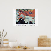 Poster Vision Après Le Sermon Par Eugene Paul Gauguin (Cuisine)