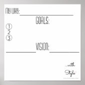 Poster Vision Board...avec style (Devant)