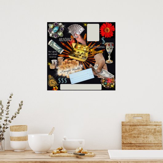 Poster Vision Board for Prosperity (Cuisine)