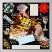 Poster Vision Board for Prosperity (Devant)