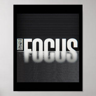 Poster Vision Claire - Focus Sur Vos Objectifs Sticker
