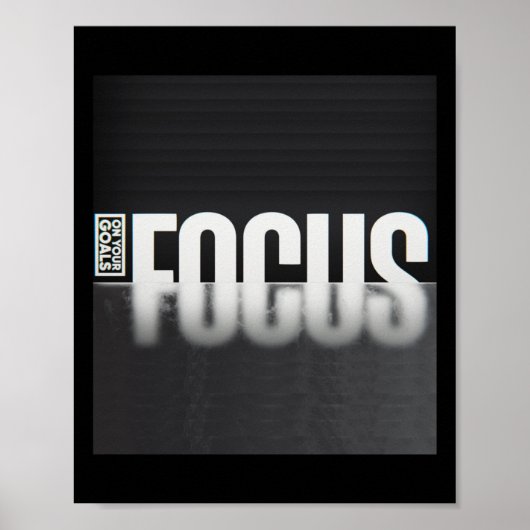 Poster Vision Claire - Focus Sur Vos Objectifs Sticker (Devant)