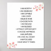 Poster Vision conseil affirmation positive (Devant)