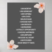 Poster Vision conseil affirmation positive (Devant)