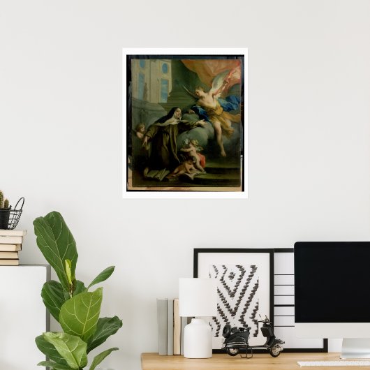 Poster Vision de Saint-Teresa (Bureau à domicile)