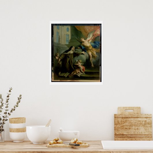 Poster Vision de Saint-Teresa (Cuisine)