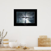 Poster Vision d'Eagle Forêt humide Imaginaire de faune Ar (Cuisine)