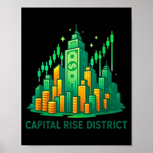 Poster Vision du marché du district de Capital Rise (Devant)