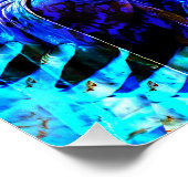 Poster Vision fractale visuelle d'une voyante (Coin)