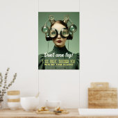 Poster Vision rétrofuturiste des rayons X - Voyez par vou (Cuisine)