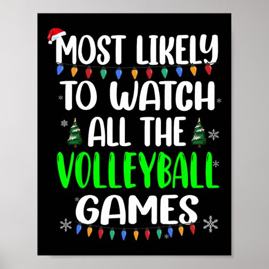 Poster Visionner les jeux de volley-ball les plus probabl (Devant)