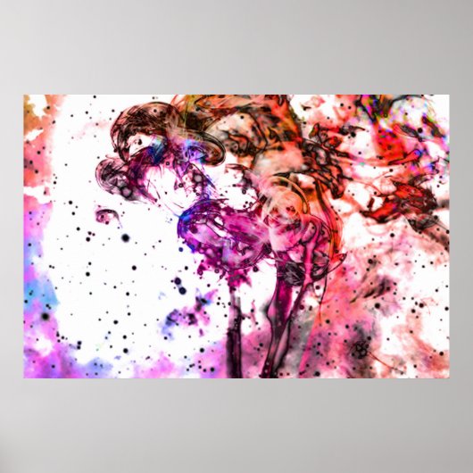 Poster "Visions in the Smoke" (Devant)